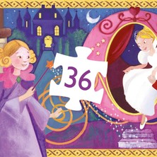 Djeco Dekoratif Puzzle 36 Parça/Cinderella