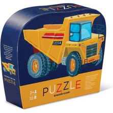 Crocodile Creek Mini Puzzle - 12 Parça - Construction Zone