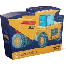 Crocodile Creek Dekoratif Puzzle - 36 Parça - Construction Zone