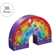 Crocodile Creek Dekoratif Puzzle - 36 Parça - Over the Rainbow