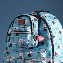 * Pawlook Design  Unisex Sırt Çantası, Mavi Spor Günlük ve Okul Sırt Çantası & Travel, Sport Backpack,