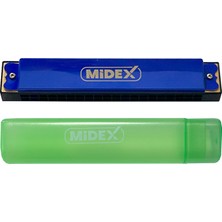 Midex HN-20BL Mavi 20 Delikli Mızıka