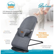 Baby Home 370 Balance Üç Kademeli Kolay Taşınabilir Sallanan Ana Kucağı