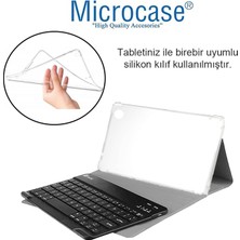 Microcase Xiaomi Mi Pad 6 Uyumlu Bluetooth Touchpad Klavye + Standlı Kılıf - Bkk5 Pembe