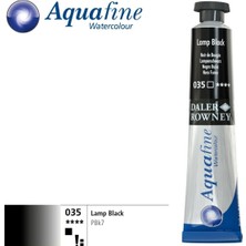 Daler Rowney Aquafine 8ml Tüp Sulu Boya 035 Lamp Black Renkli ve Canlı Boyama İçin İdeal