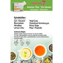 Hintabs 7 Astragalus Bromelain Karışık Bitki Çayı Ananas Özü Çin Geveni