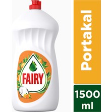 Fairy Temiz & Ferah Sıvı Bulaşık Deterjanı 1500 ml Portakal Kokulu