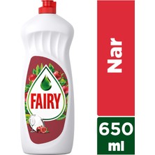 Fairy Temiz & Ferah Sıvı Bulaşık Deterjanı 650 ml Nar Kokulu