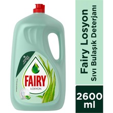 Fairy Losyon Sıvı Bulaşık Deterjanı 2600  ml Aloe Vera Kokulu