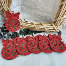 Hayaller Dükkanı Keçe 6 Adet Yılbaşı Ağaç Süsü