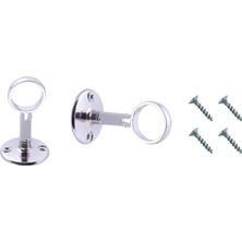 Hırdavat Ayaklı Yuvarlak Askı Flanşı Açık 2 Adet Montaj Vidaları Dahil