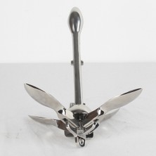 Xin Yue Zhang Ξ Ny Ue Zhang Şişme Bot 316 Paslanmaz Çelik Demir Metal Çapa Tekne Kayık Bot Raft Balıkçı Teknesi Kayık 0.7kg (Yurt Dışından)