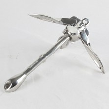 Xin Yue Zhang Ξ Ny Ue Zhang Şişme Bot 316 Paslanmaz Çelik Demir Metal Çapa Tekne Kayık Bot Raft Balıkçı Teknesi Kayık 0.7kg (Yurt Dışından)