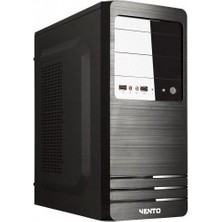 Vento 500W-PEAK (VS114F) Piano Black Atx