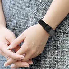 Bilişim Akademi Xiaomi Mi Band 3 4 5 6 Hasır Kumaş Örgü Spor Kordon Kayış