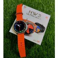 Wear Fit Hw3 Ultra Max 1.52" Nfc Bluetooth Çağrı Kablosuz Şarj Özellikli Akıllı Saat