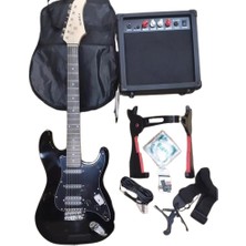 Müzikhane Elektro Gitar Set Black