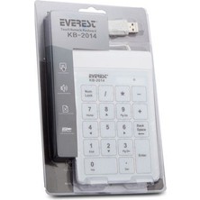 Everest KB-2014 USB Numerik Beyaz Klavye