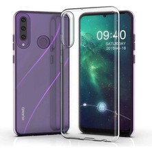 Zipax Huawei Y6P Kılıf Şeffaf Ince Esnek Silikon Kılıf Zipax-Süper