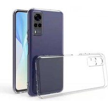 Zipax Vivo Y53S 4g Kılıf Şeffaf Ince Esnek Silikon Kılıf Zipax-Süper