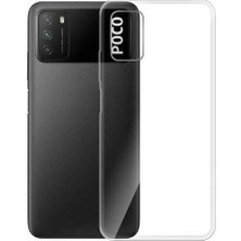 Zipax Xiaomi Poco M3 Kılıf Şeffaf Ince Esnek Silikon Kılıf Zipax-Süper
