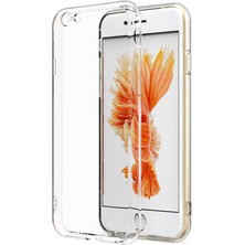 Zipax Apple iPhone 6s Kılıf Şeffaf Ince Esnek Silikon Kılıf Zipax-Süper