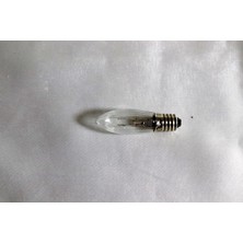 Candle 34V 3W Şeffaf E10 Süs Ampulü. 1 Pkt.= 3 Ad. Fiyatıdır