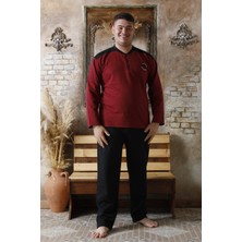 Sude Homewear Büyük Beden 2 Iplik Erkek Pijama Takımı