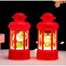 Knittingtr Fener Küçük Noel Dekorasyon Işıkları Kardan Adam