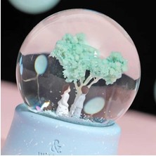 Aşk Kar Küresi Işıklı Müzikli Kar Küresi