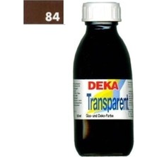 Deka Transparent 125 ml Cam Boyası 02-84 Braun (Kahverengi)