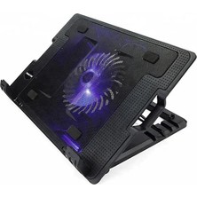 Gökkuşağı Notebook Soğutucu Fan  NB339 120MM Tek Fanlı Işıklı Notebook Soğutucu