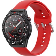 Quse Xiaomi Watch S1 Uyumlu Silikon Kordon Kırmızı