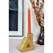 Fonnava Şamdan Mumluk Dekoratif Mumluk Tealight Mumluk Model 8 Altın Renk