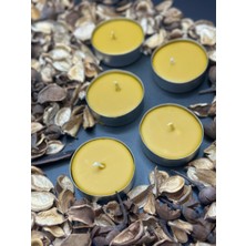 Pars Mum 10 Adet  Bal Mumu Tealight -Buhurdanlık Büyük Boy Çap:5,5 cm