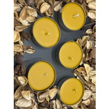 Pars Mum 10 Adet  Bal Mumu Tealight -Buhurdanlık Büyük Boy Çap:5,5 cm