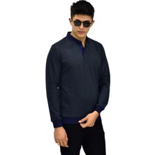 Raymons Erkek Polo Yaka Sweatshirt R2255 BGL-ST03201