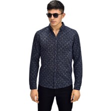 Raymons Erkek Spor Jakarlı Uzun Kol Gömlek R6520 BGL-ST03204
