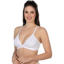 Beyaz Emay 2809 Lazer Kesim Yapıştırma Iz Yapmaz Sütyen