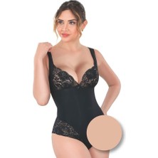 Emay Ten 2947 Dantelli Agraflı Body Korse