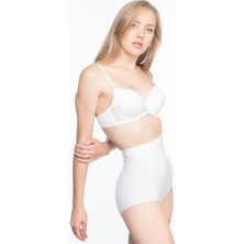 Emay Beyaz 7024 Ince Yüksek Bel Slip Korse