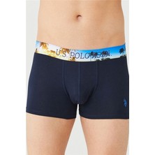 U.S. Polo Assn. 80434 Erkek Sax -Antrasit-Turuncu 3'lü Boxer 80434