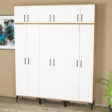 Kalender Dekor Alba-1-3-3-4-4-4 Portmanto Vestiyer Ayakkabılık ALB02