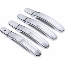 ZNZ Oto Aksesuar Ford Fiesta 2002-2008 Arası Krom Kapı Kolu 4 Kapı P.çelik