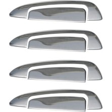 ZNZ Oto Aksesuar Fiat Punto 2006 Sonrası Krom Kapı Kolu Set 4 Kapı P.çelik