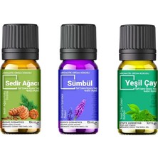 Evove Relax Rahatlama ve Sakinleşmeye Yardımcı Oda Kokusu- Buhurdanlık Yağı- Difüzör Esansı- Serisi 3X10ml Esansiyel Uçucu Yağ %100 Doğal Sedir Ağacı & Sümbül & Yeşil Çay 3'lü Set