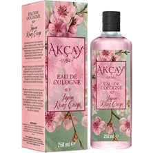 Akçay Japon Kiraz Çiçeği Kolonyaları 250 ml Cam Şişe ve 150 ml Sprey