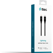 ttec USB-C - Lightning Hızlı Şarj Kablosu 150cm