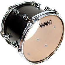 Midex DR-16R Şeffaf Renk 16 İnç Tom Bateri Davul Derisi Drumhead 16'' inch (40.64 cm)