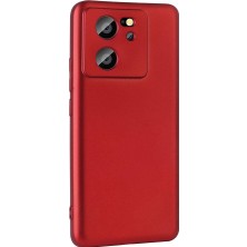 Fibaks Xiaomi Mi 13T Kılıf Yumuşak Dokulu Kamera Korumalı Ince Mat Renkli Premier Silikon Kapak